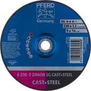 Immagine di PFERD Dischi da sbavo E 230-7 ZIRKON SG CAST+STEEL