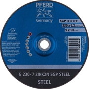 Immagine di PFERD Dischi da sbavo E 230-7 ZIRKON SGP STEEL