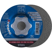 Immagine di PFERD disco da sbavo CC-GRIND CC-GRIND-FLEX 115 SG STEEL FINE