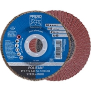 Immagine di PFERD Disco lamellare POLIFAN PFC 115 A 40 SG STEELOX