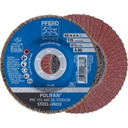 Immagine di PFERD Disco lamellare POLIFAN PFC 115 A 80 PSF STEELOX